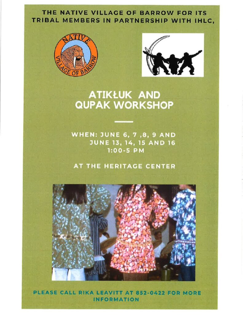 IHLC Atikluk and qupak workshop